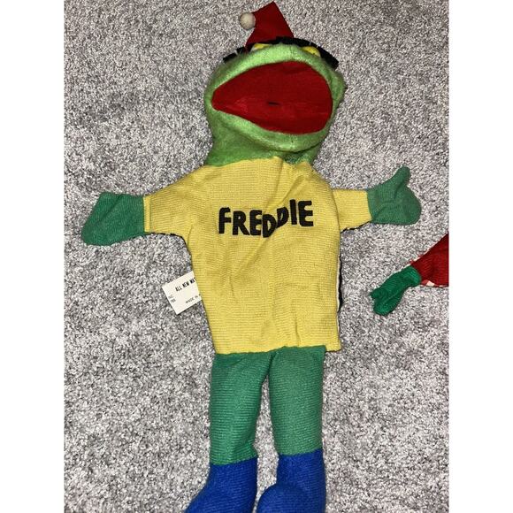FREDDIE FRIEDA Frogs Hand Puppets NEW ZOO REVIEW 1980 Joytimes VINTAGE 70's TV - Picture 2 of 12